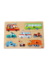 HABA - Steckpuzzle "Fahrzeug-Welt", 8 Teile - 