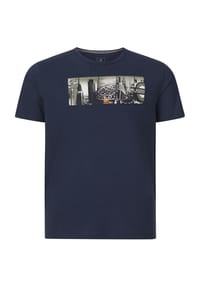 Charles Colby - T-Shirt EARL BASELEY - dunkelblau