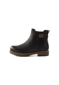 camel active - Leder Stiefelette - Schwarz