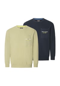 JAN VANDERSTORM - Doppelpack Sweatshirt TUDEMAL - dunkelblau