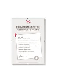 walther design - Dokumenten-Rahmen - TRANSPARENT