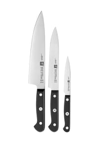 ZWILLING - Messer-Set, 3-teilig Gourmet - SCHWARZ