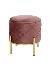 Akord - Savana Pouf mit Stauraum - puderrosa