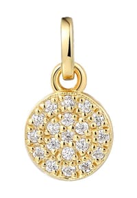 XENOX - Damen Anhänger, 925er Silber - GELBGOLD