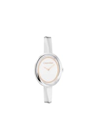 Calvin Klein TWISTED BEZEL - Damen Armbanduhr "25100055" - SILBER