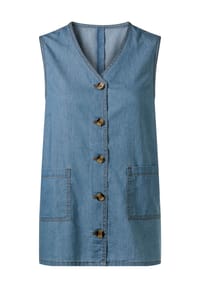 Sieh an! - Jeans-Weste - blue-bleached