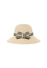 MANGUUN - Strohhut, Schleife, für Damen - BEIGE ORIGINAL