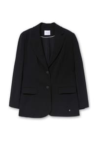 sheego - Blazer - schwarz