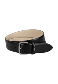 LACOSTE - Leder Gürtel - Schwarz