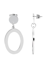 Adelia's - Adelia's Damen Ohrstecker aus Edelstahl - schwarz
