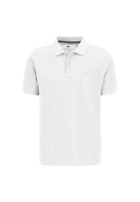 FYNCH-HATTON® - Poloshirt Kurzarmshirt mit Polokragen - weiss