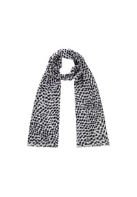 olsen - Schal mit Allover-Dessin - White Silk