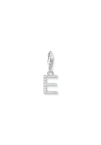Thomas Sabo Glam & Soul - Charm-Anhänger Buchstabe E Silber - silber, weiß