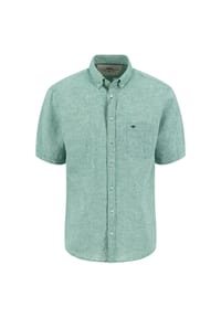 FYNCH-HATTON® - Freizeithemd, Body, Kurzarm, Button-Down-Kragen, Herren - 659 MARINE