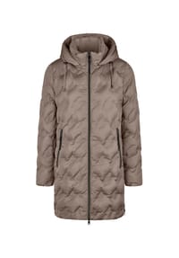 BARBARA LEBEK - Kurzmantel Stehkragen für Damen - 305 TAUPE