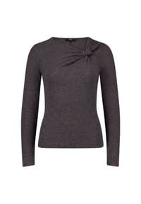 zero - Langarm-Shirt mit Schnalle - Anthracite Melange