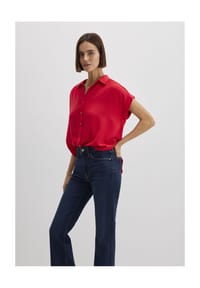 mavi - Shirtbluse, Blusenkragen, für Damen - 70467 CHINESE RED