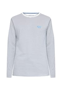 MANGUUN - Schlafanzug-Oberteil Adrian, Baumwolle, für Herren - 0  GESTREIFT BLAU