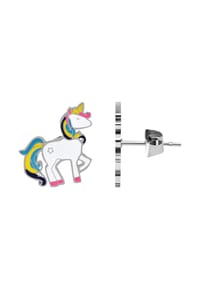 Adelia's Bold Style - Halskette – Ankerkette Einhorn aus Edelstahl 43 cm - silber
