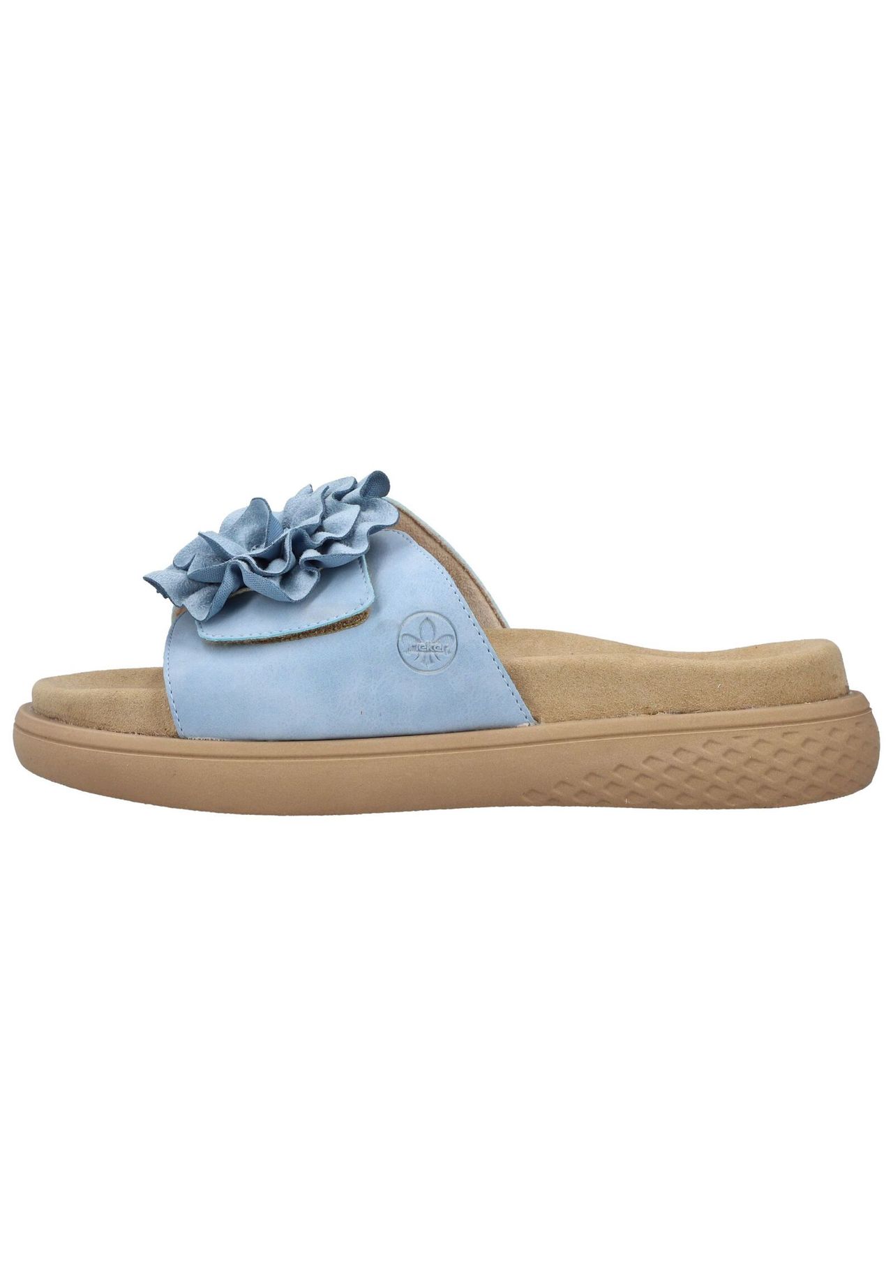Rieker Pantoletten, Kunstleder, FüR Damen, Blau, 38