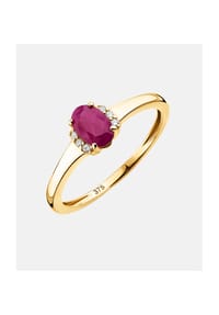Diamant L'eternel - Ring, mit 0.03 ct Diamant, 375 Gelbgold - gold