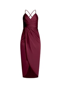 Vera Mont - Abendkleid mit Raffung - Deep Dahlia