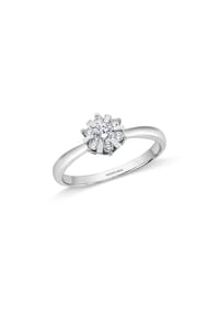 MONCARA - Damen Ring, 585er Weißgold, 7 Diamanten zus. ca. 0,30 Karat - Weißgold