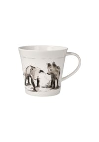 Goebel Coffee-/Tea Mug Peter Schnellhardt Erste Entdeckungsreise - Peter Schnellhardt - schwarz-weiß