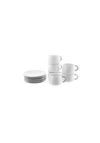 mulex® - Mokkatassen-Set 100ml Porzellan – für stilvollen Kaffeegenuss - Gold 7 x 5 cm