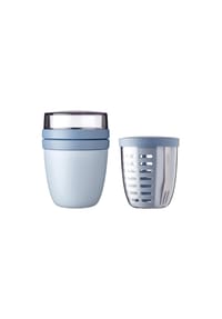 MEPAL Lunchpot mit Fruitpot Ellipse 2er Set - ELLIPSE - blau