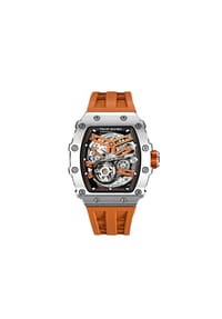 TSAR BOMBA ELEMENTAL - Herren Armbanduhr "TB8208A-18" - ORANGE