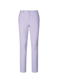 MADELEINE - Jacquard-Hose mit Unikat-Dessin - lavendel / weiß