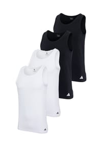 adidas - Unterhemd / Tanktop 4er Pack Active Flex Cotton - Schwarz