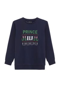 MANGUUN - Sweatshirt, Rippblende, für Kinder - 1 HEATHER GREY MEL