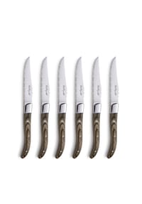 Lou Laguiole® - 6-tlg. Steakmesser Set Louis - holz