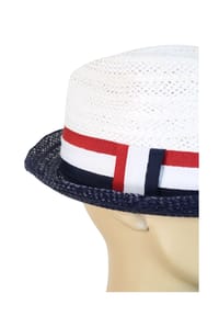 collezione alessandro® - Strohhut France Made in Italy - blau
