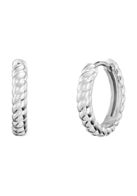 Julie Julsen® - Creolen 925/- Sterling Silber - silber