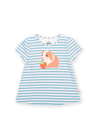 KITE - Kinder Peachy Pig Tunika Bio-Baumwolle - blau