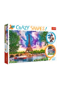 Trefl - Puzzle Crazy Shapes Himmel über Paris, 600 Teile, 68.3 x 48 cm - 