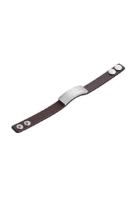 Adelia's Bold Style - Armband aus Leder 23 cm - braun