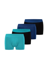 bruno banani - Retro Short / Pant 4er Pack Flowing - Cranberry