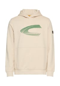 camel active - Hoodie aus Baumwollmix - Hafer