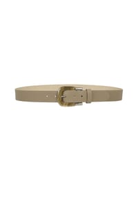 collezione alessandro® - Ledergürtel Pearl aus echtem Leder mit Strass Steinen - braun