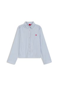 HUGO - Schlafanzug-Oberteil, Knopfleiste, für Damen - 470 OPEN BLUE