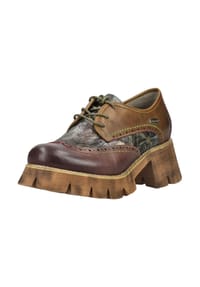 LAURA VITA® - Leder/Textil Halbschuhe - Grau/Multi