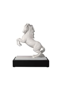 Goebel Deko-Objekt Studio 8 - Magnifique - Chevaux - weiß-platin