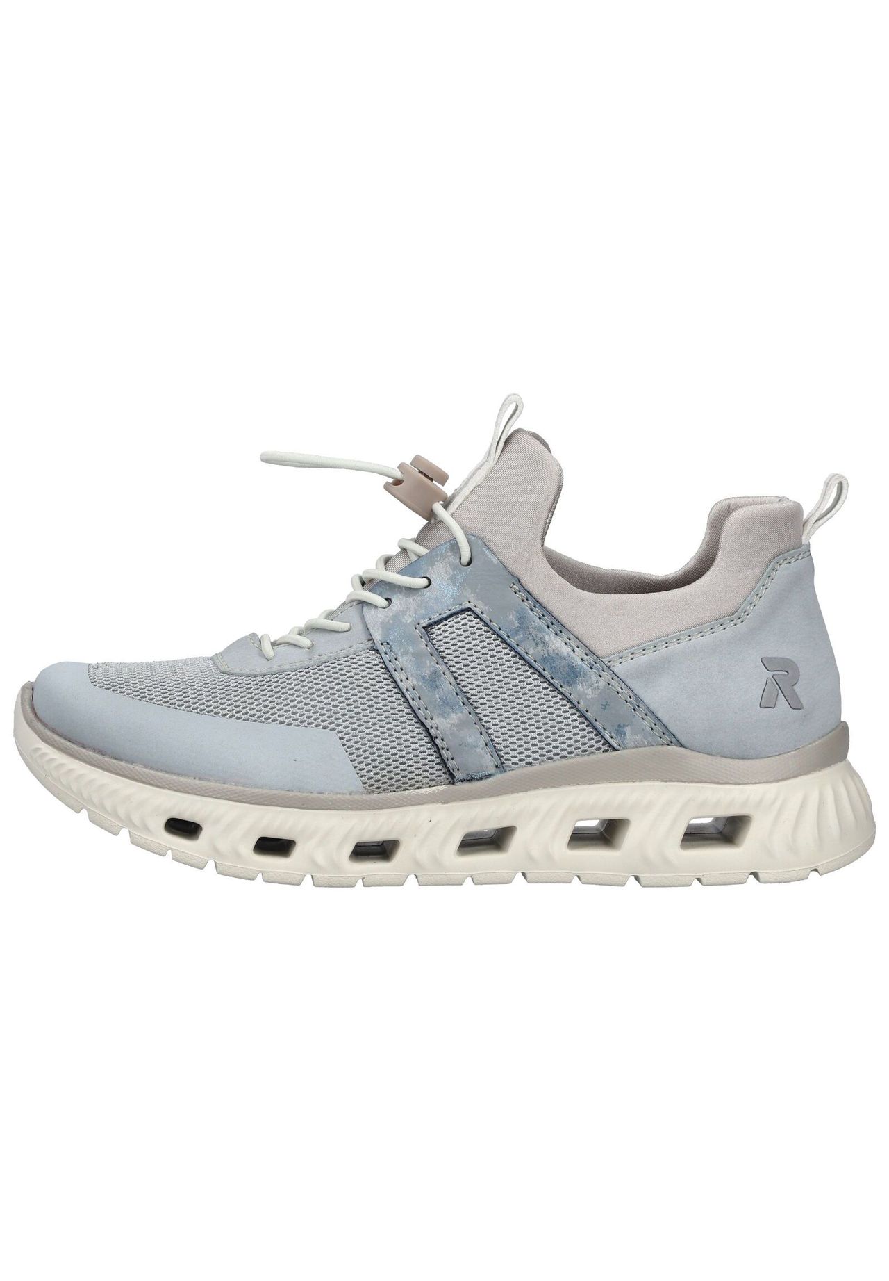 Rieker Lederimitat Sneaker, Blau, 41