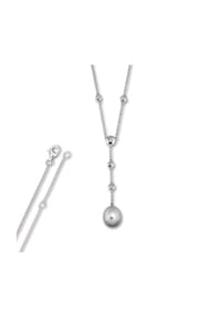 ONE ELEMENT - Zirkonia Anker Halskette aus 925 Silber 45 cm - silber