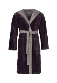 VOSSEN® - Bademäntel unisex Kapuze Poppy anthrazit - 013 - grau