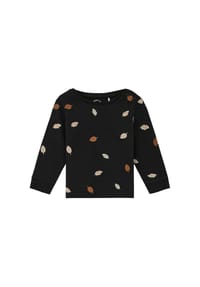 s.Oliver - Langarmshirt, Baumwolle, für Babys und Kleinkinder - 99A8  GREY/BLACK